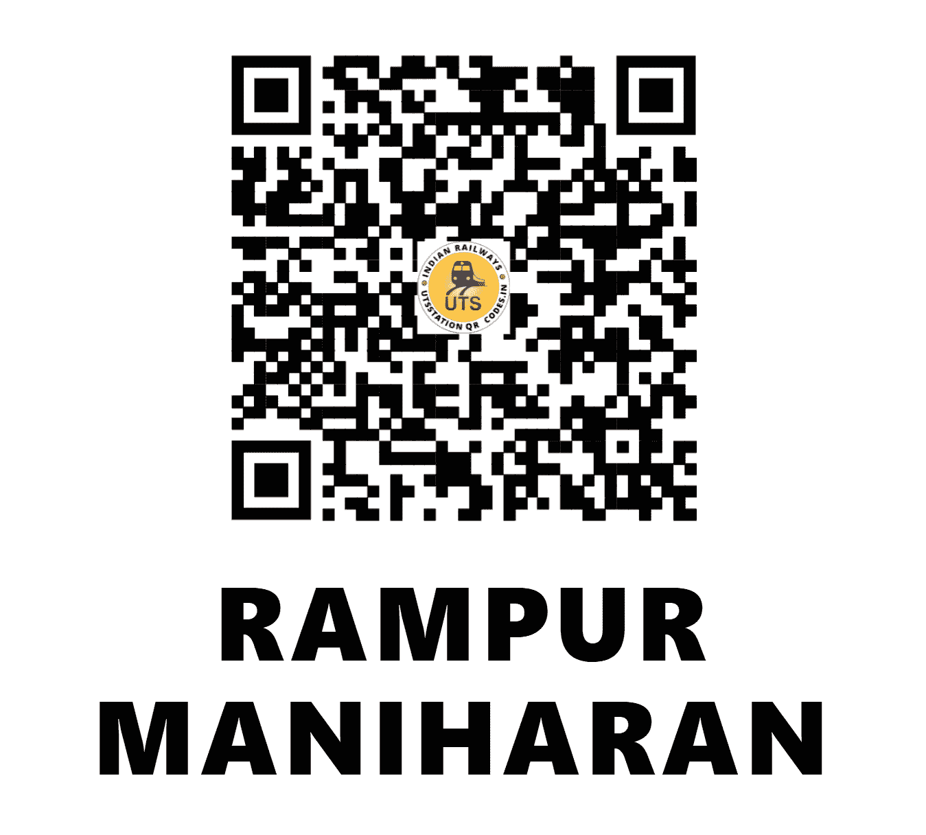 UTS QR Code for RAMPUR MANIHARAN - RPMN (NR - UTTAR PRADESH)